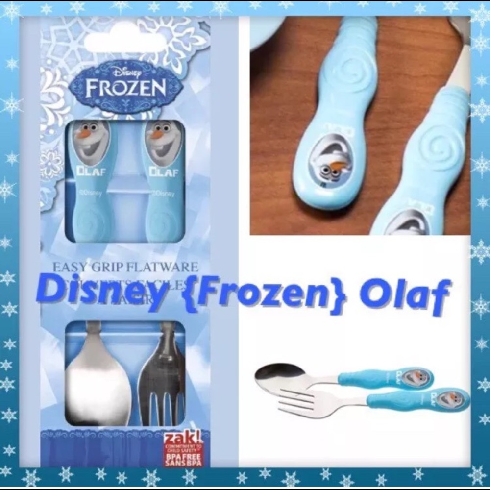 Disney Spoon & Fork Set ‘Olaf’ Brand New